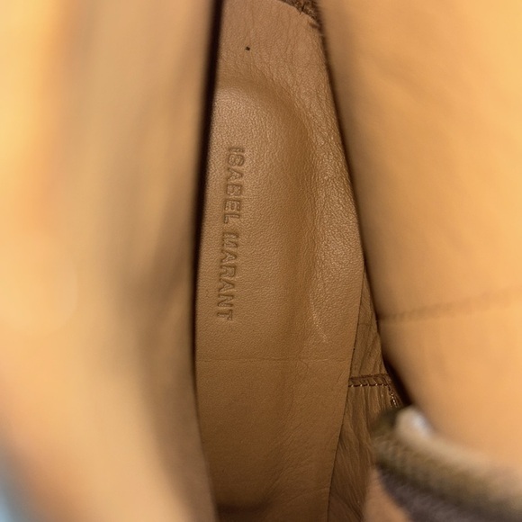 GUC Isabel Marant Brown Ankle Boots with Chunky Heel EU 41 - Picture 10 of 10